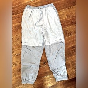 Adidas women’s silver pants in size large